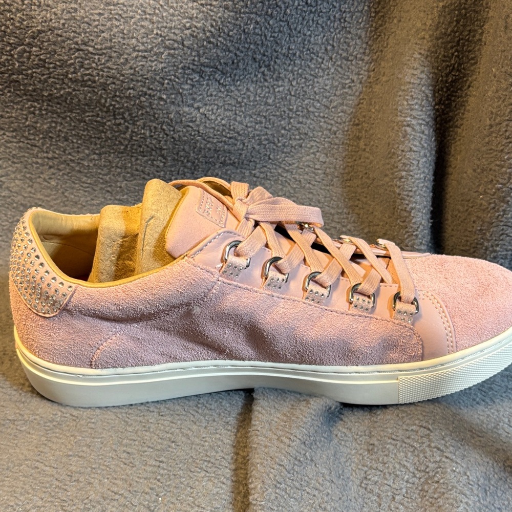 Skechers Women's Light Pink Lace-Up Sneakers - Picture 3 of 6